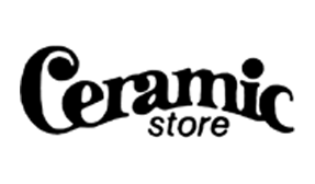 Black text on a white background stating "Ceramic Store"