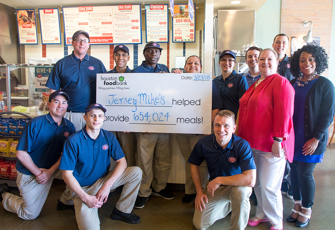 Jersey Mike’s Subs Helps after Hurricanes Harvey