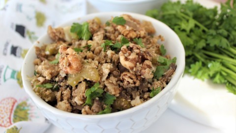 cauliflower rice recipe vegan vegetarian