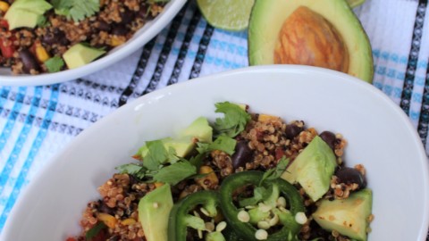 Quinoa recipe Mexican dish spicy food