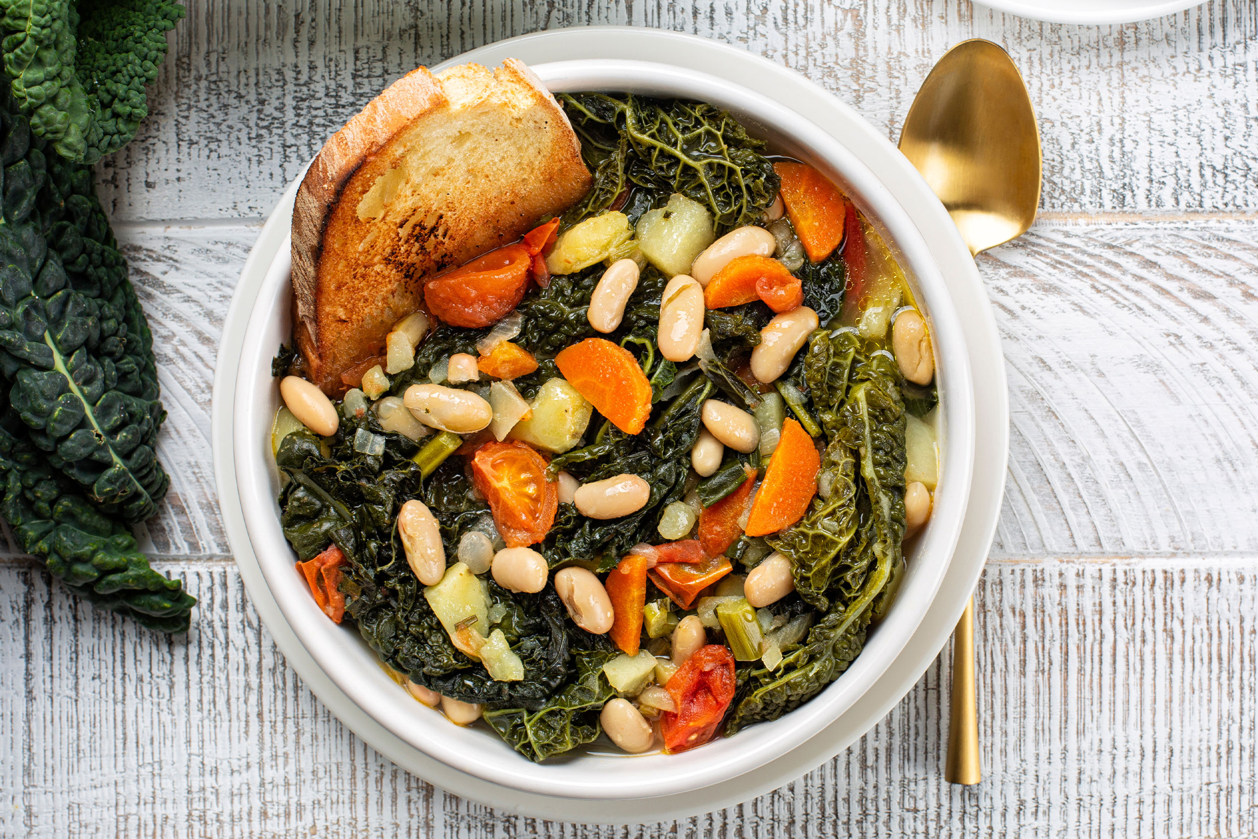 Potato, Kale, & White Bean Soup