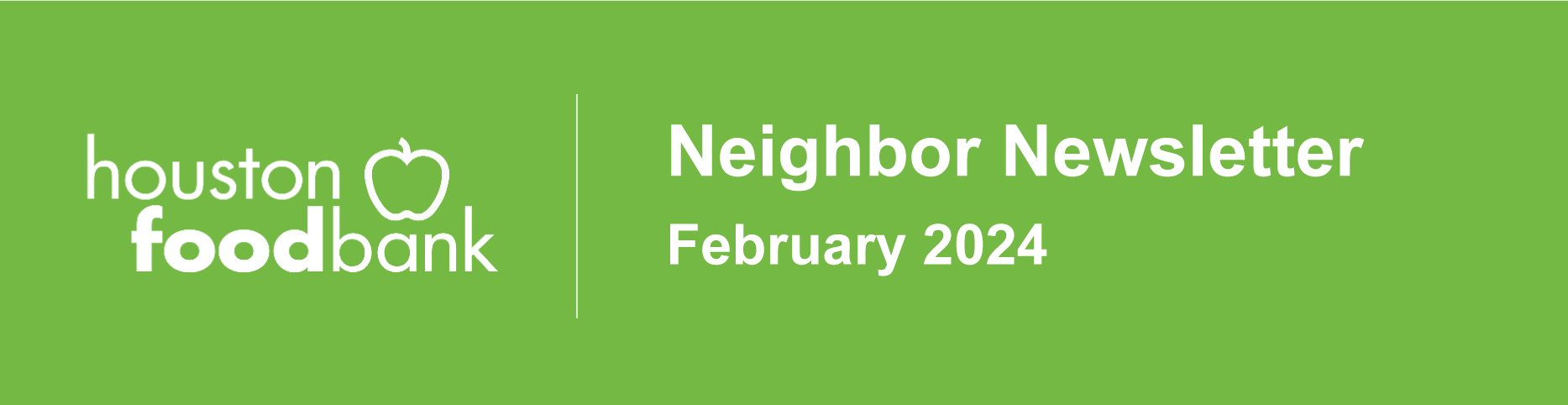 Neighbor Newsletter February 2024