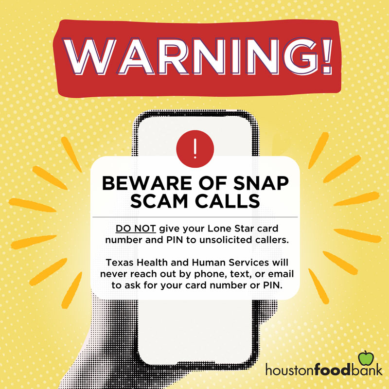 Beware of SNAP scam calls