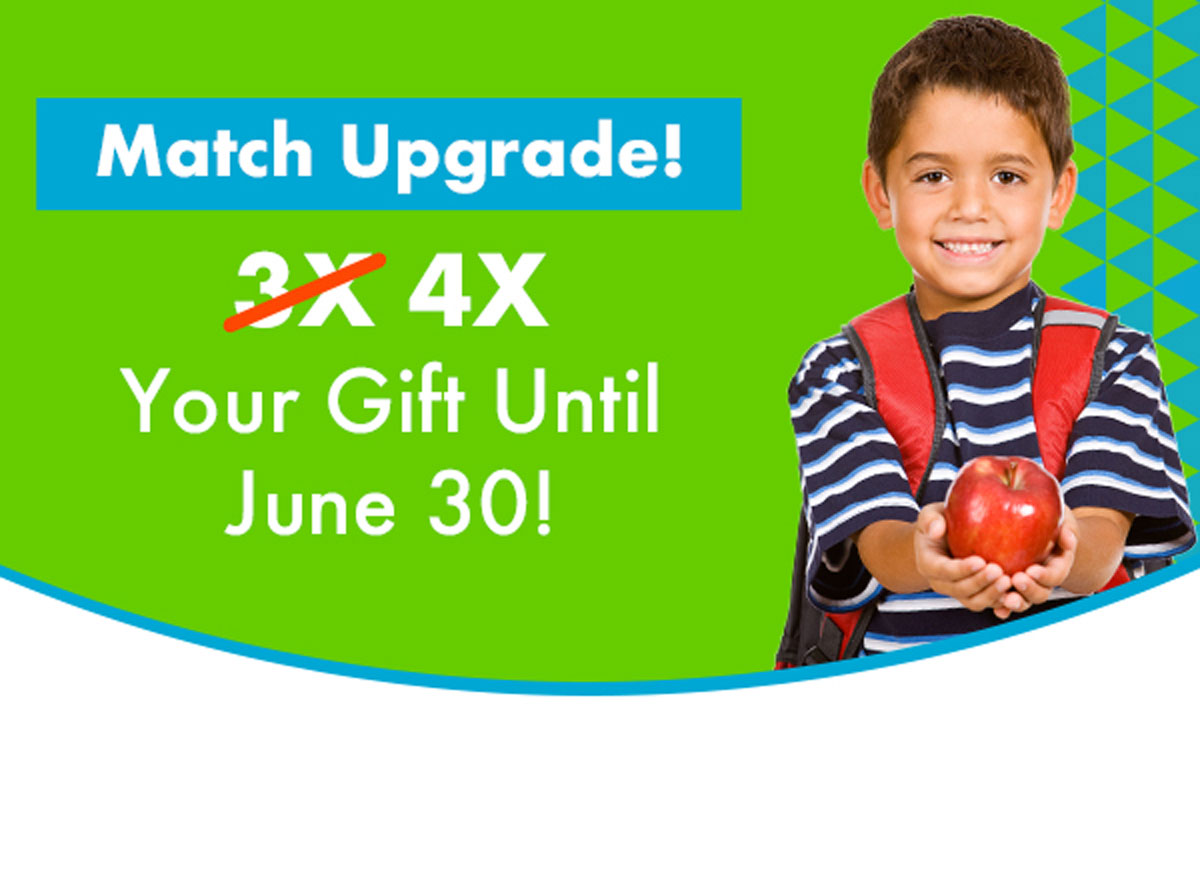 4x Match Deadline extended to June 30!