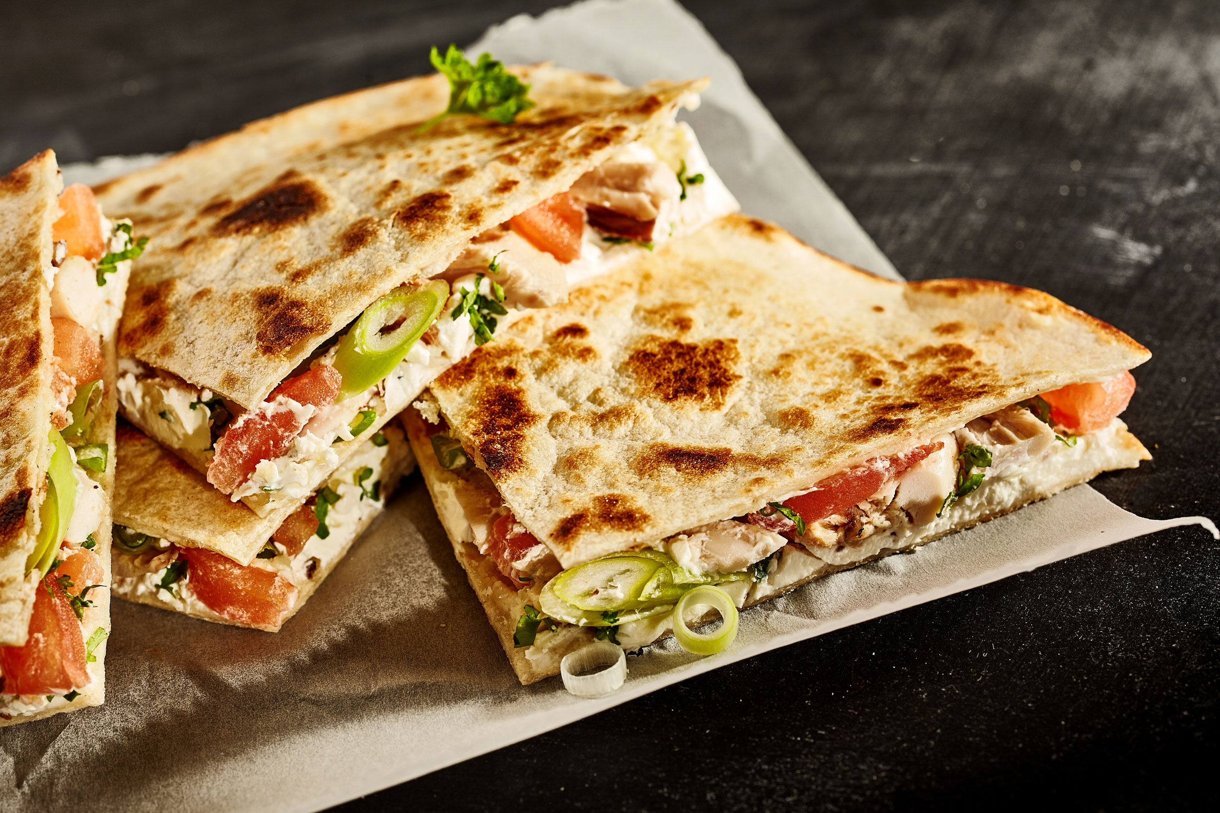 Apple and Cheddar Cheese Quesadilla