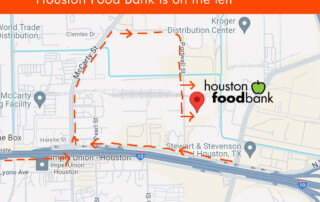 Emergency Detour to reach the Houston Food Bank for April 10, 2024