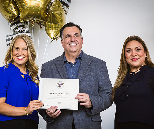 Veritas at the President's Volunteer Service Award ceremony