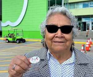 She Voted!
