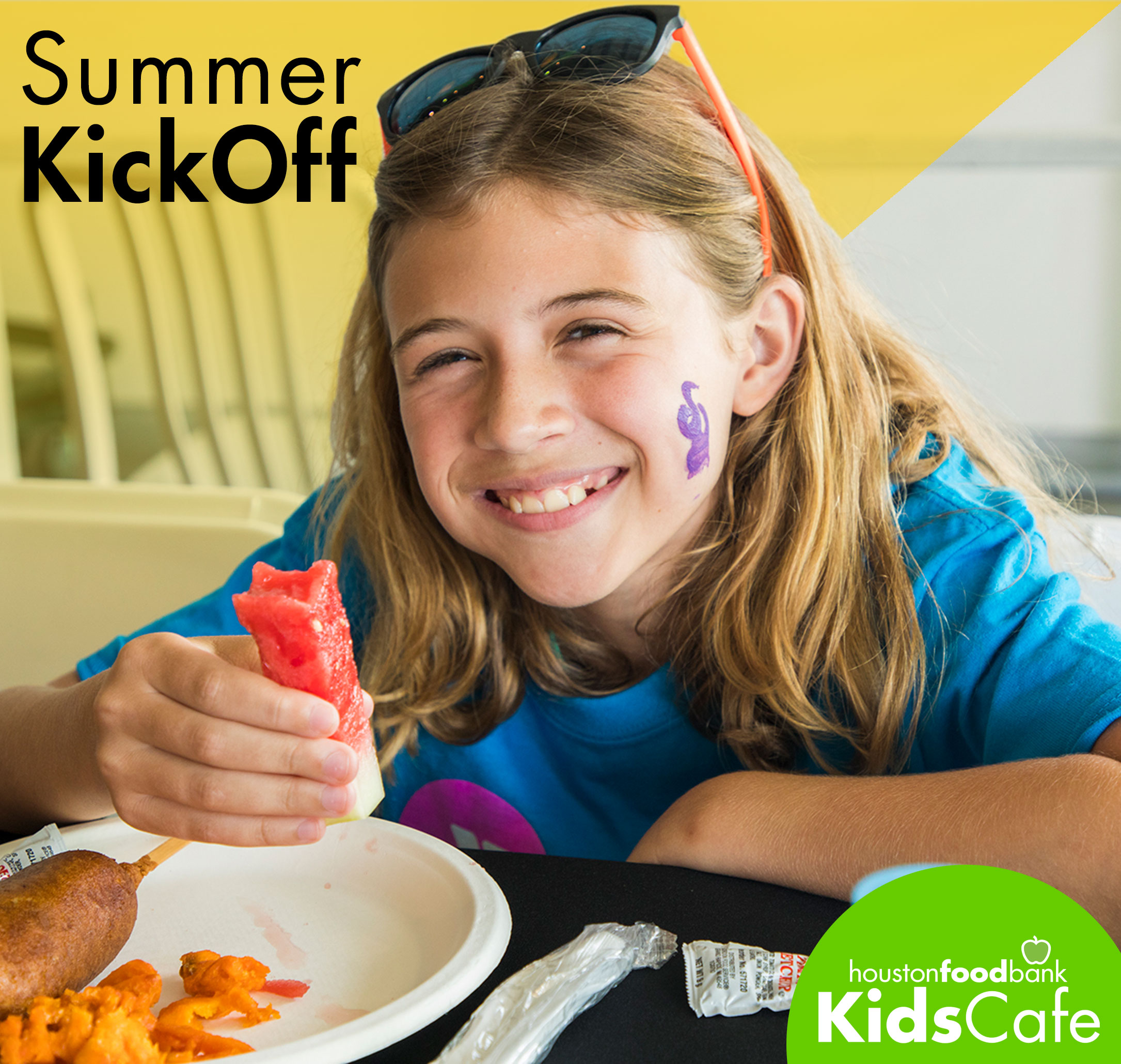 Kids Cafe Summer Kick Off Location: Lincoln Park Community Center - 979 Grenshaw St., Houston, TX 77088 Date: 6/8/24 Time: 10a-1p
