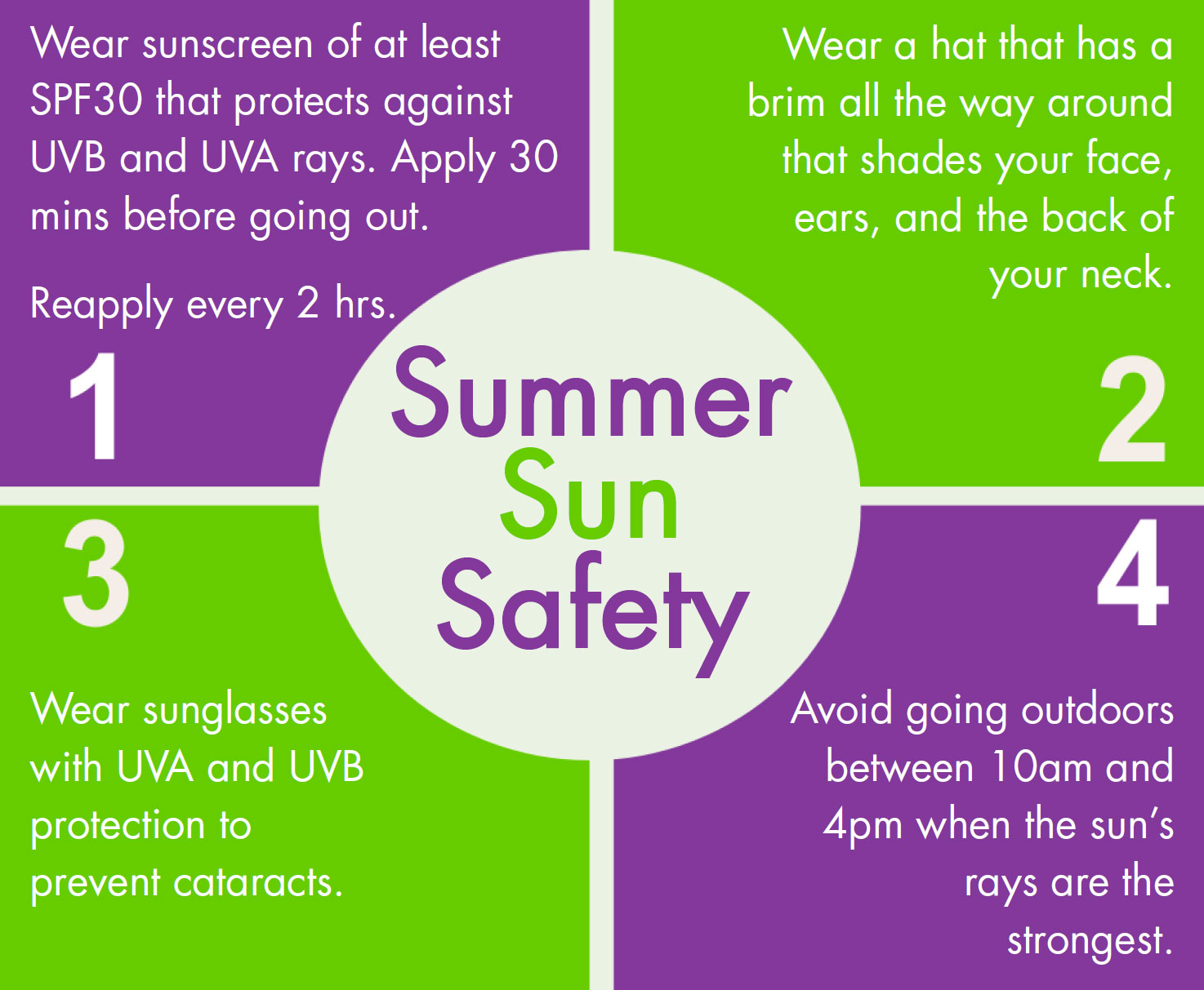 Summer Sun Safety Tips Summer Sun Safety Tips