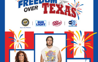Shell Freedom Over Texas, Thursday, July 4th from 4pm to 10pm