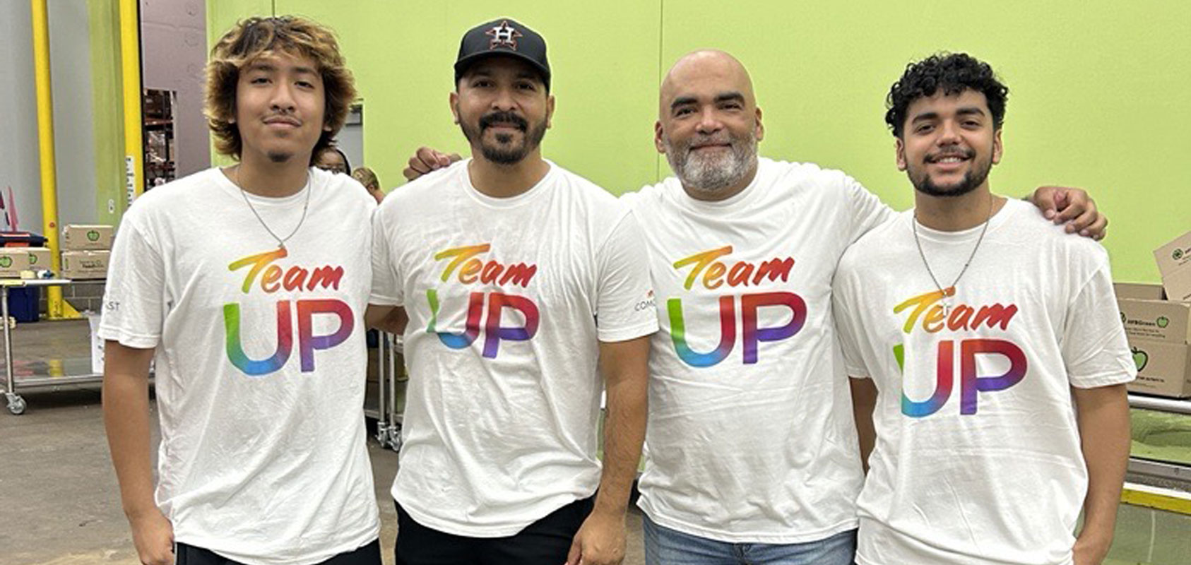 Comcast Team UP volunteers