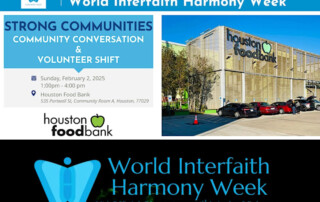 Greater Houston Metropolitan Area | UN World Interfaith Harmony Week | “Walking, Talking, Working Together” | An Initiative of the American Leadership Forum