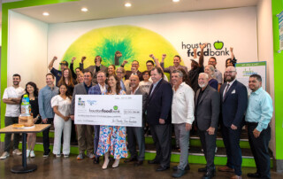Houston Restaurant Weeks 2025 check presentation.