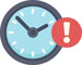 Time warning icon