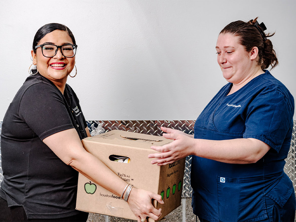 Houston Food Bank delivers a summer meals box.